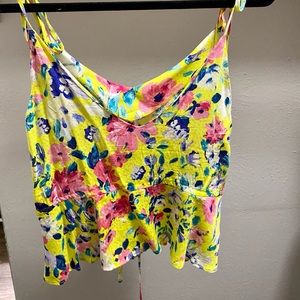 Floral crop top